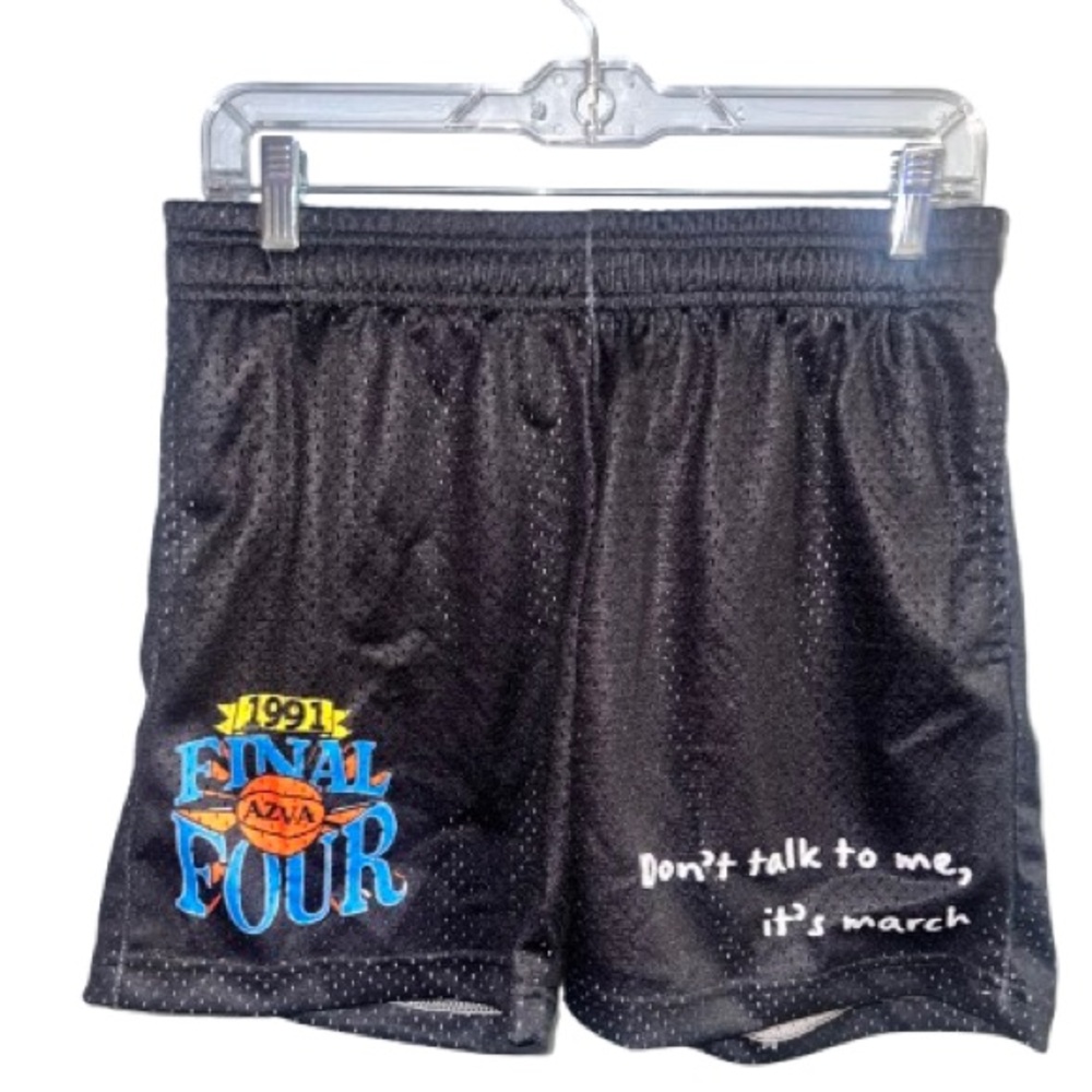 AZVA Black and Gray Fashion Shorts